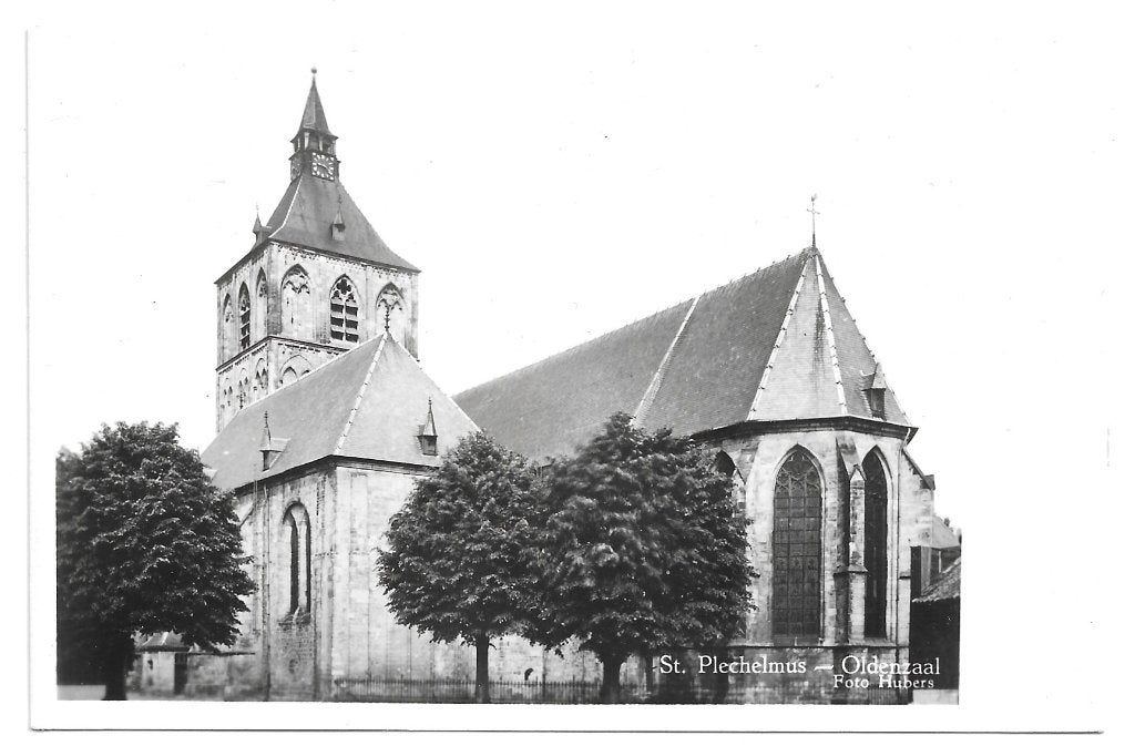 AK Oldenzaal - St. Plechelmusbasiliek, Verzamelen, Verzenden, 1960 tot 1980, Ongelopen, Overijssel