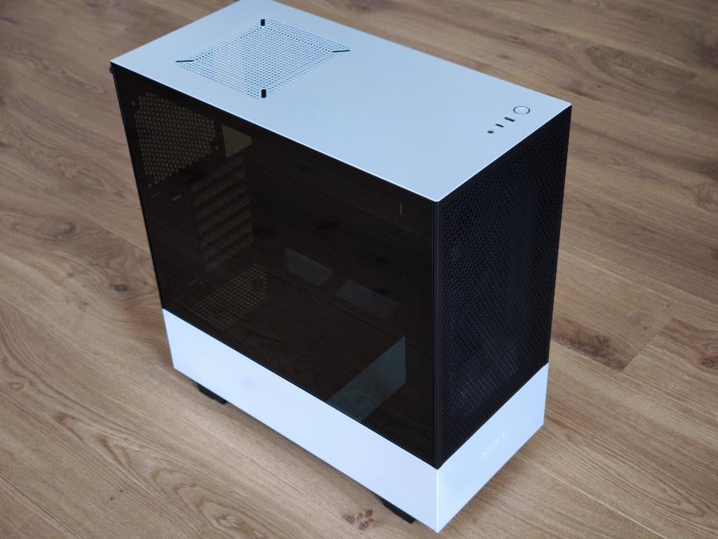 NZXT H510 Flow - Premium compacte mid-tower ATX behuizing, Computers en Software, Computerbehuizingen, Ophalen, Zo goed als nieuw