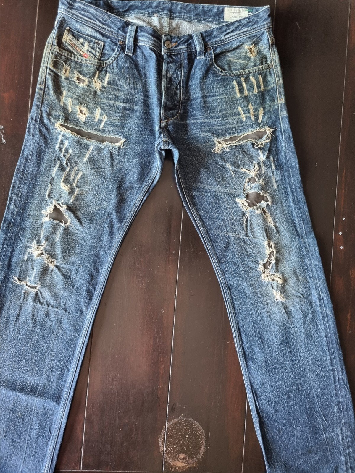 CLASSIC DIESEL LARKEE REGULAR STRAIGHT SUPERDESTROY 36/34!!!, W36 - W38 (confectie 52/54), Diesel, Blauw, Ophalen of Verzenden