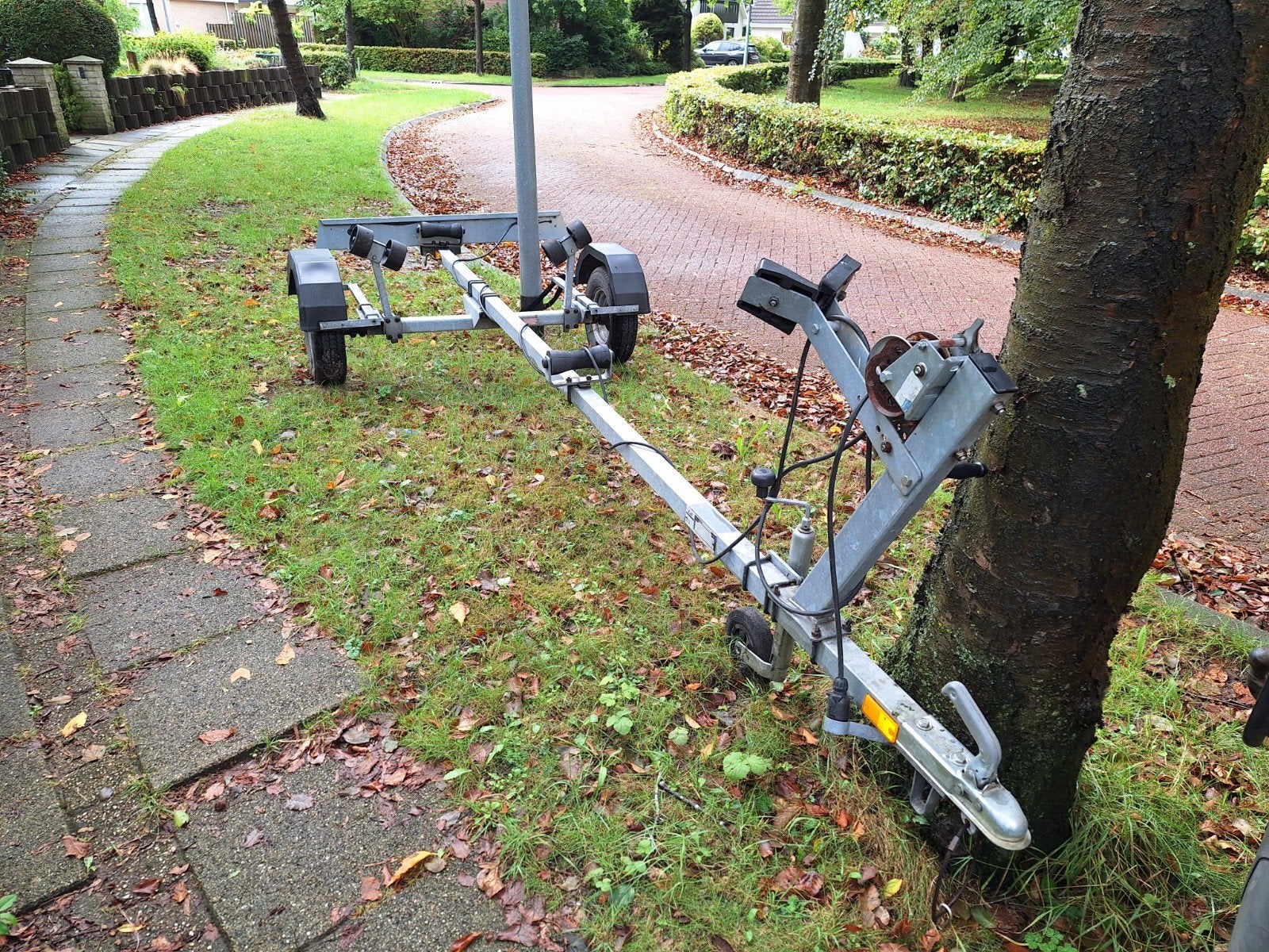 Boottrailer / Bootaanhanger – compleet met lier en neuswiel, Ophalen of Verzenden, Gebruikt