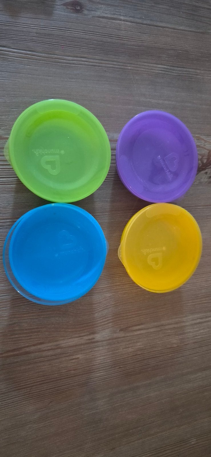 4 Munchkin opbergbakjes met deksel, Ophalen of Verzenden, Zo goed als nieuw
