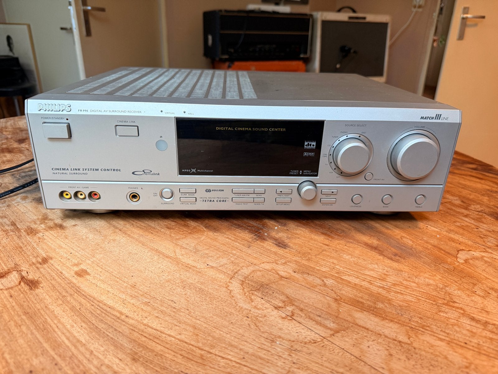 Phillips FR 996 HiFi versterker, Gebruikt, 120 watt of meer, Stereo, Ophalen
