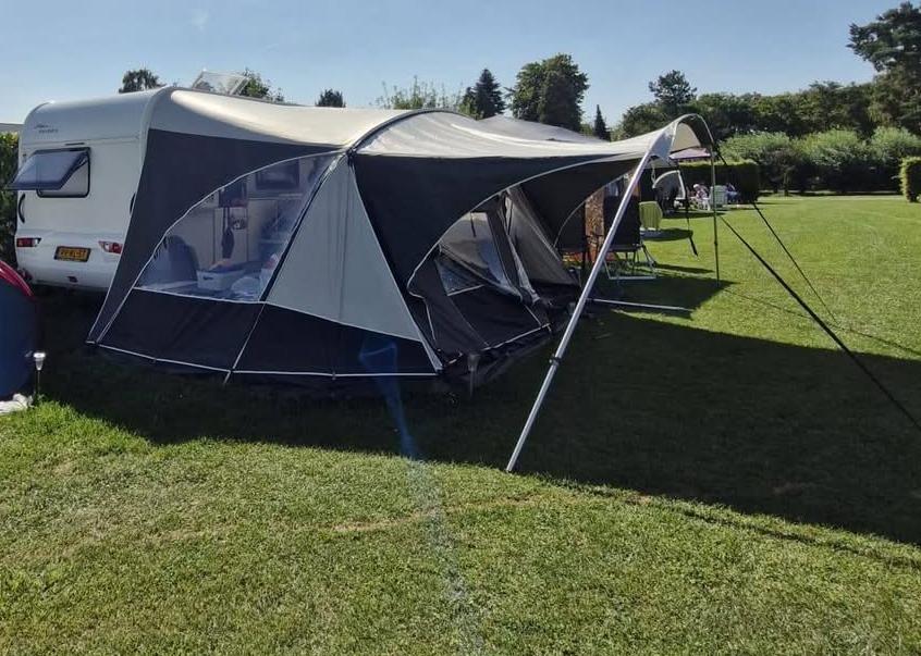 Unico Verona + Voorscherm + dakluifel maat 8, Caravans en Kamperen, Ophalen, Gebruikt