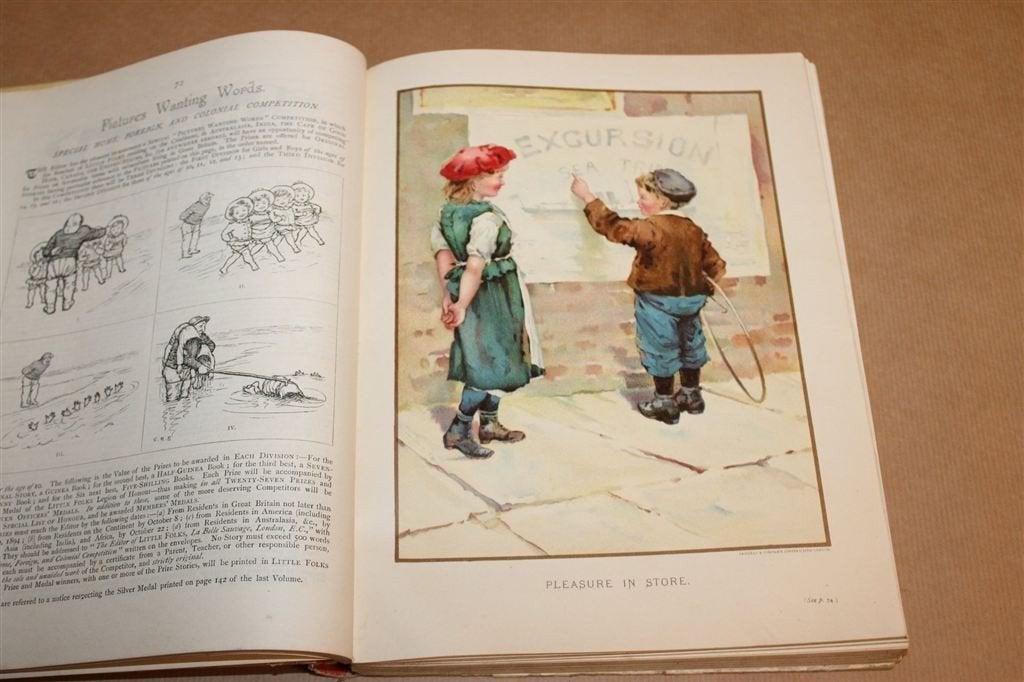 Little Folks — Victoriaans Jeugdtijdschrift 1894, Antiek en Kunst, Ophalen of Verzenden