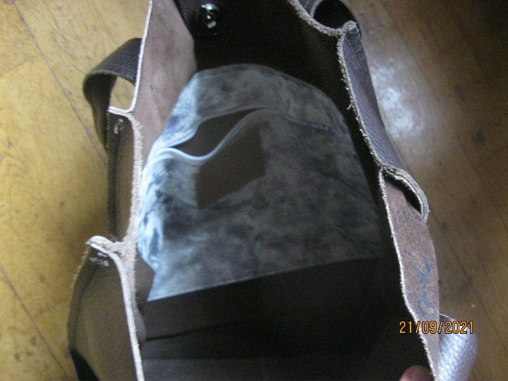 Leren schoudertas/bag, Overige merken, Bruin, Nieuw, Ophalen of Verzenden