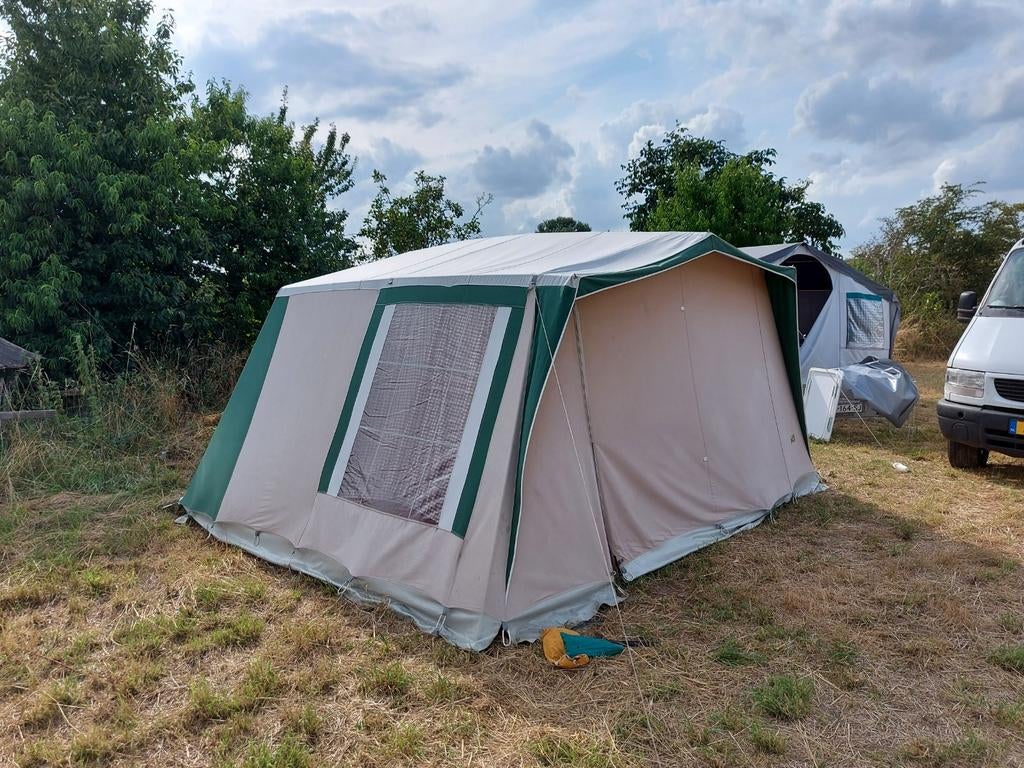 Jaren 70 vintage tent 4X5 groot, Ophalen, Gebruikt