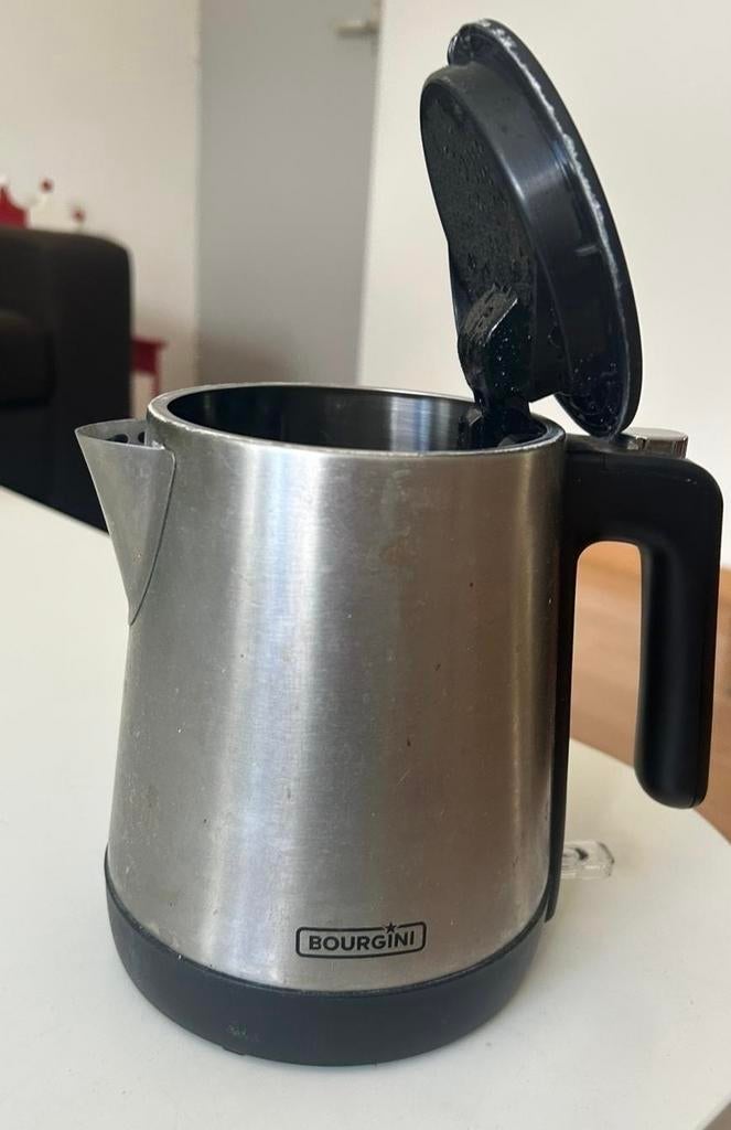 BOURGINI Waterkoker RVS - weinig Gebruikt, 1 tot 2 liter, Ophalen, Gebruikt, Rvs