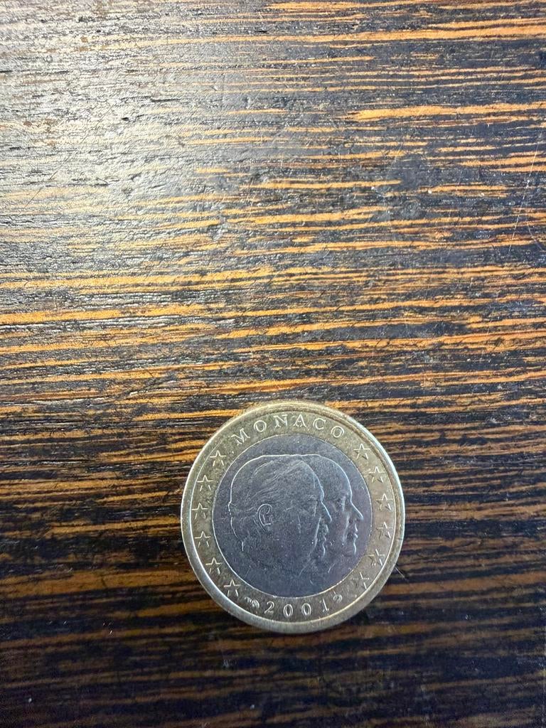 1 euro monaco, Postzegels en Munten, Munten | Europa | Euromunten, Ophalen, Monaco, 2 euro