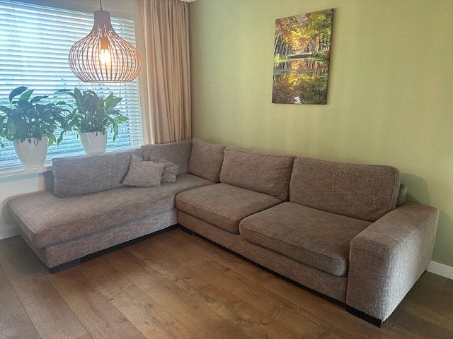 Hoekbank van Goossens, Ophalen, 250 tot 300 cm, Gebruikt, Hoekbank