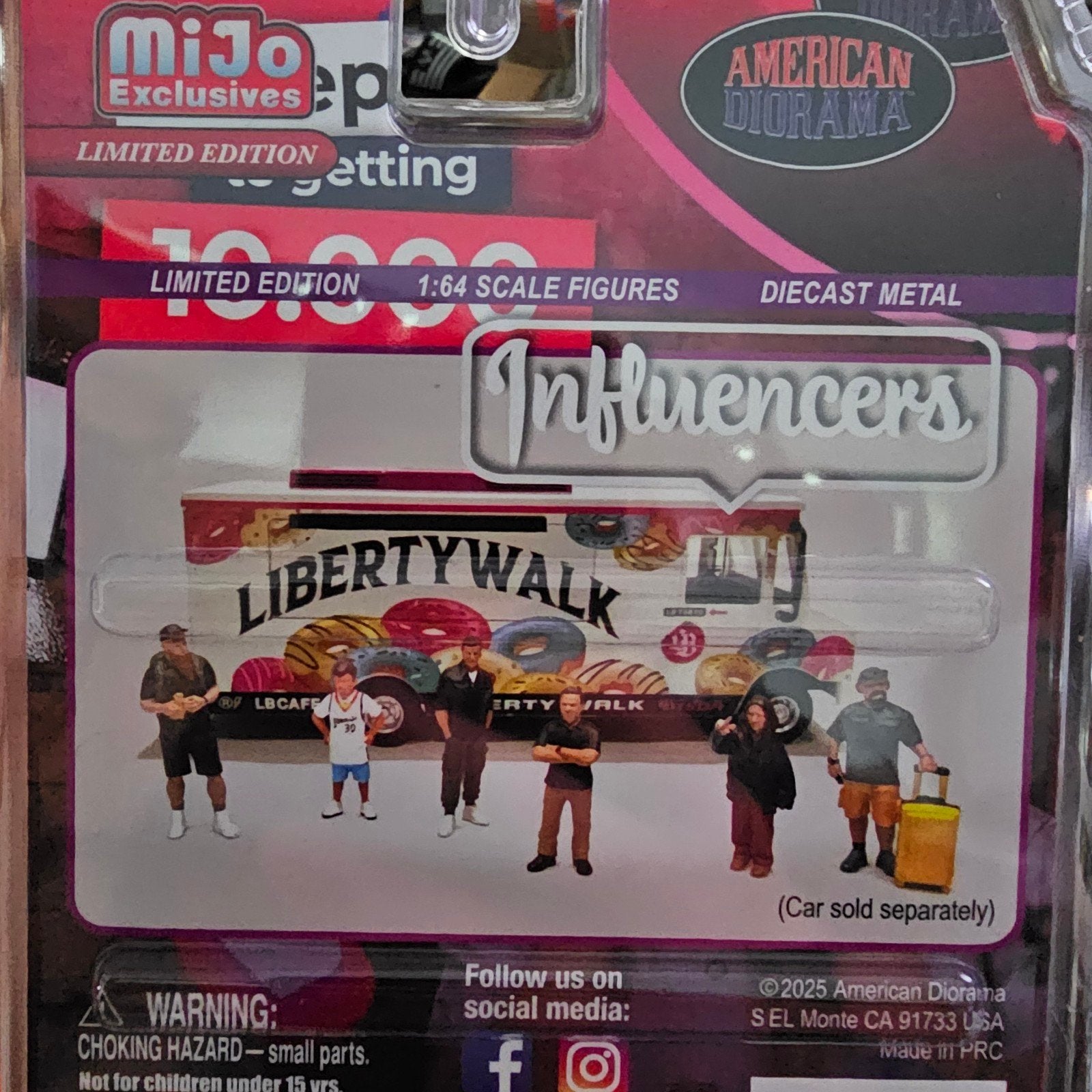 American Diorama Influencers 1:64 Schaal Figuren Set, Info@americandiorama.com, Nieuw, American Diorama, S EL Monte CA 91733 USA