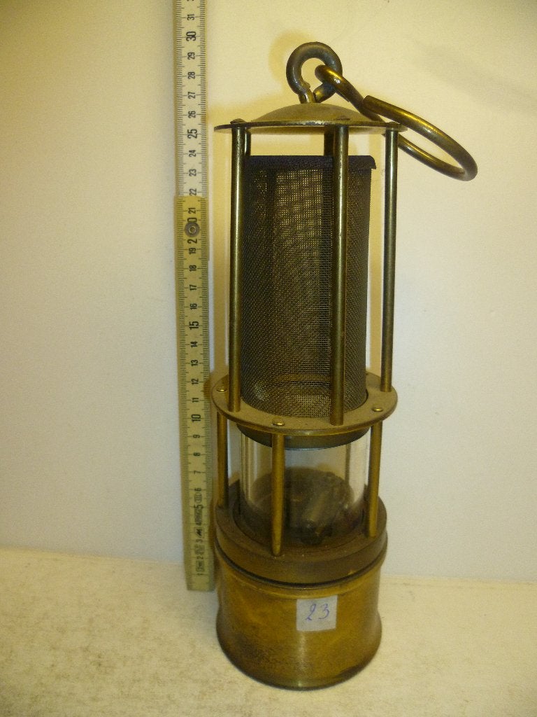 Mijnlamp met glaasje 59 1/2 MP 58 1/2 Scotland, Ophalen of Verzenden