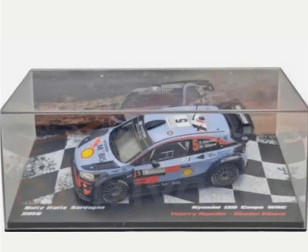 Hyundai i20 Coupe WRC rallye Italia 2018 schaal 1/43 ALTAYA, Hobby en Vrije tijd, Verzenden, Nieuw, Auto, Overige merken