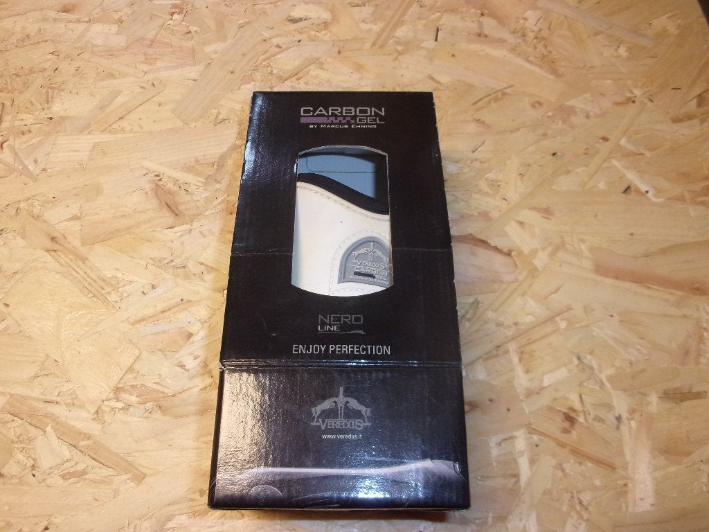 Strijklappen Carbon Gel Veredus Nero Line S pony achter, Rijden, Veredus, Pony, Nieuw