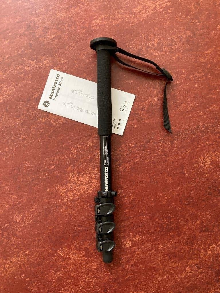 Manfrotto 290 Monopod Statief - MM294A4, Monopod functie, Eenpoot, Ophalen of Verzenden, Zo goed als nieuw