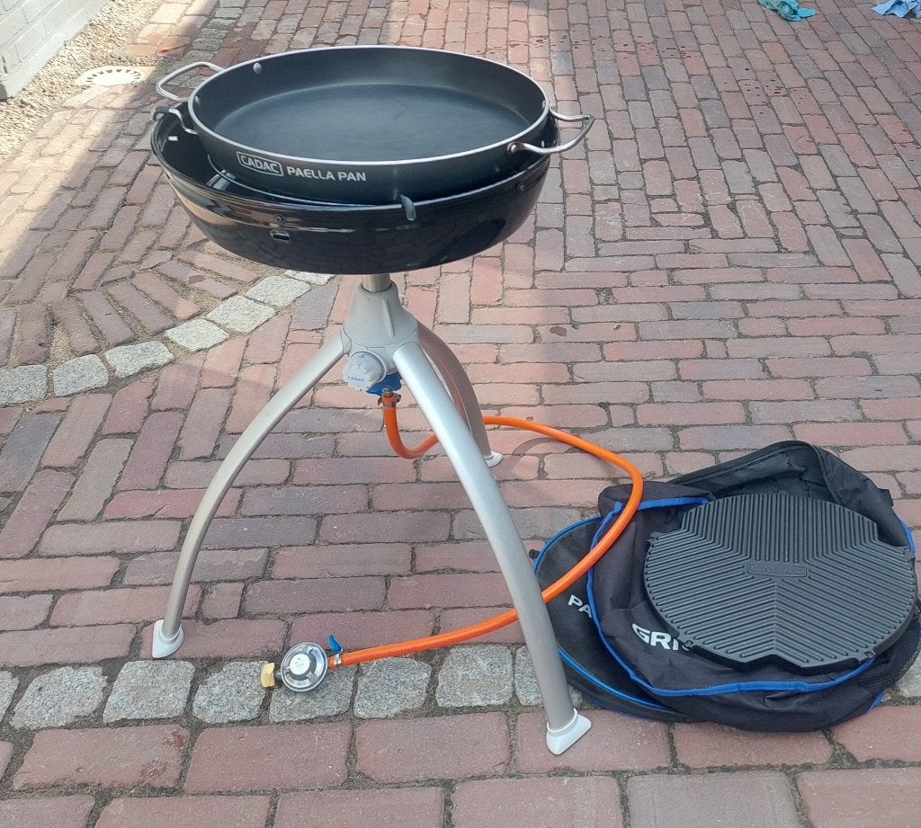 Bijna gratis gasbarbecue voor de camping, Ophalen, Zo goed als nieuw, Cadac