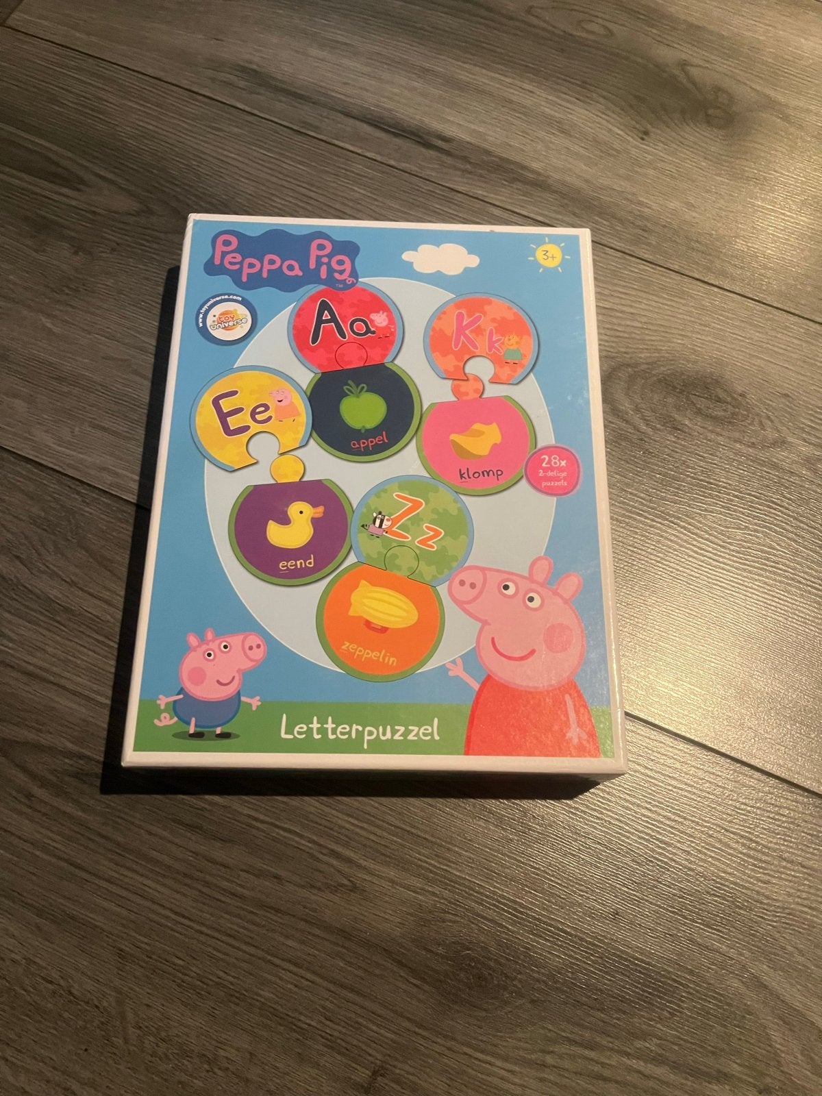 Peppa Pig Letterpuzzel - Leerzaam en Leuk!, Ophalen, Meer dan 50 stukjes, Zo goed als nieuw, 2 tot 4 jaar