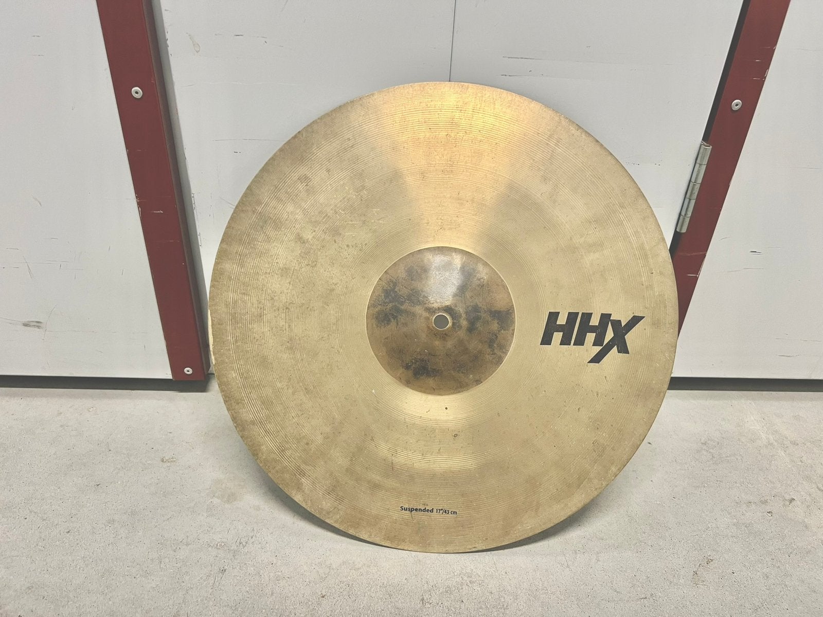 Sabian HHX suspended crash 17, Muziek en Instrumenten, Ophalen of Verzenden, Gebruikt, Drums of Percussie