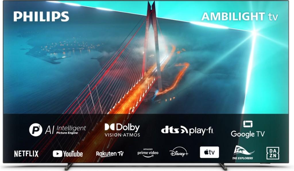 55oled803 Philips tv, Philips, OLED, Zo goed als nieuw, 100 Hz