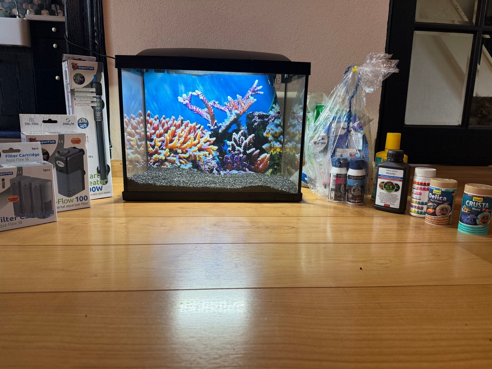 Superfish Aquarium Start 50 Tropical Kit Retro Led 39L, Ophalen, Nieuw, Leeg aquarium, Superfish