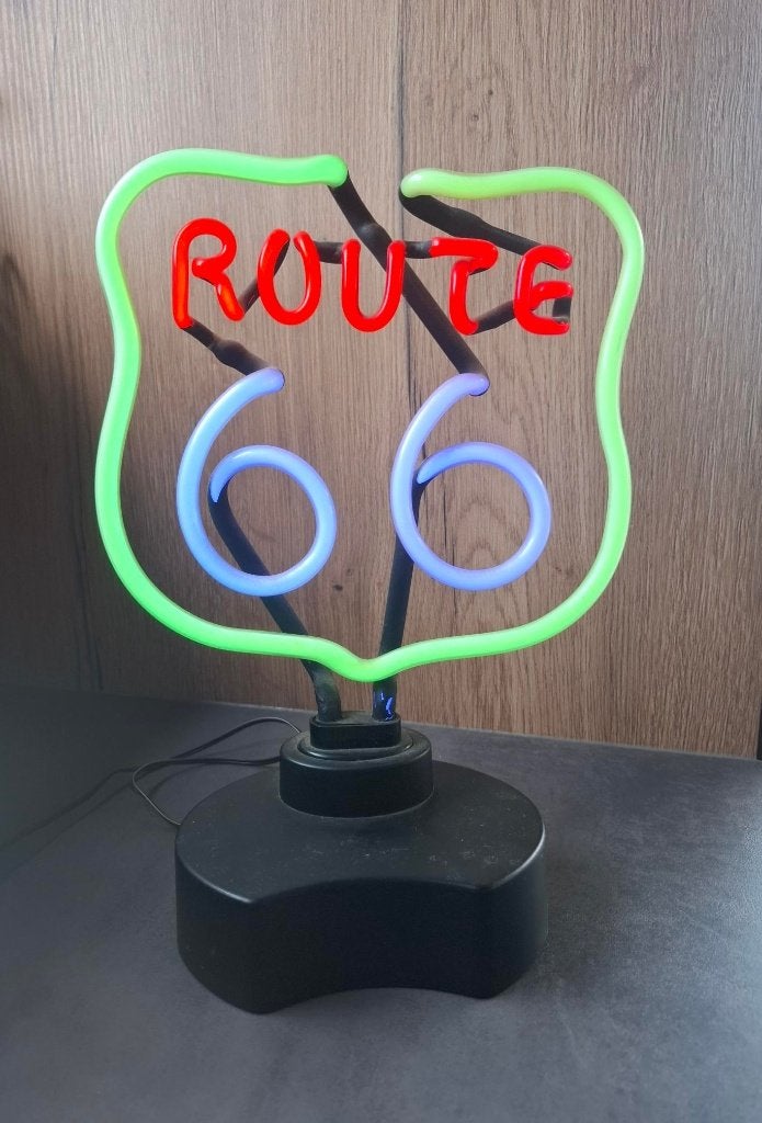 Neon Route 66, Ophalen, Zo goed als nieuw, Lichtbak of (neon) lamp