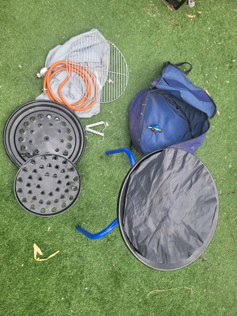 Campooz World Camping BBQ / Gasbarbecue met draagtas, Ophalen, Gebruikt, Campooz World