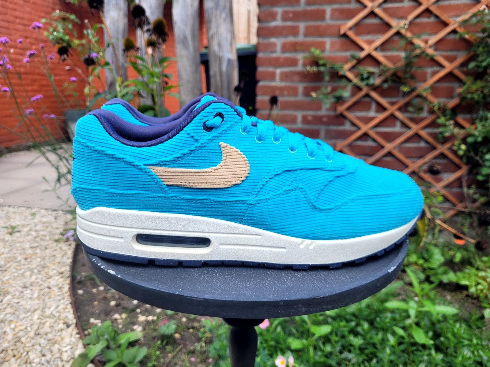Nike Air Max 1 "Corduroy Baltic Blue" maat 45,5 nieuw, ManolaSneakers@gmail.com, 5151AS, Blauw, Nike