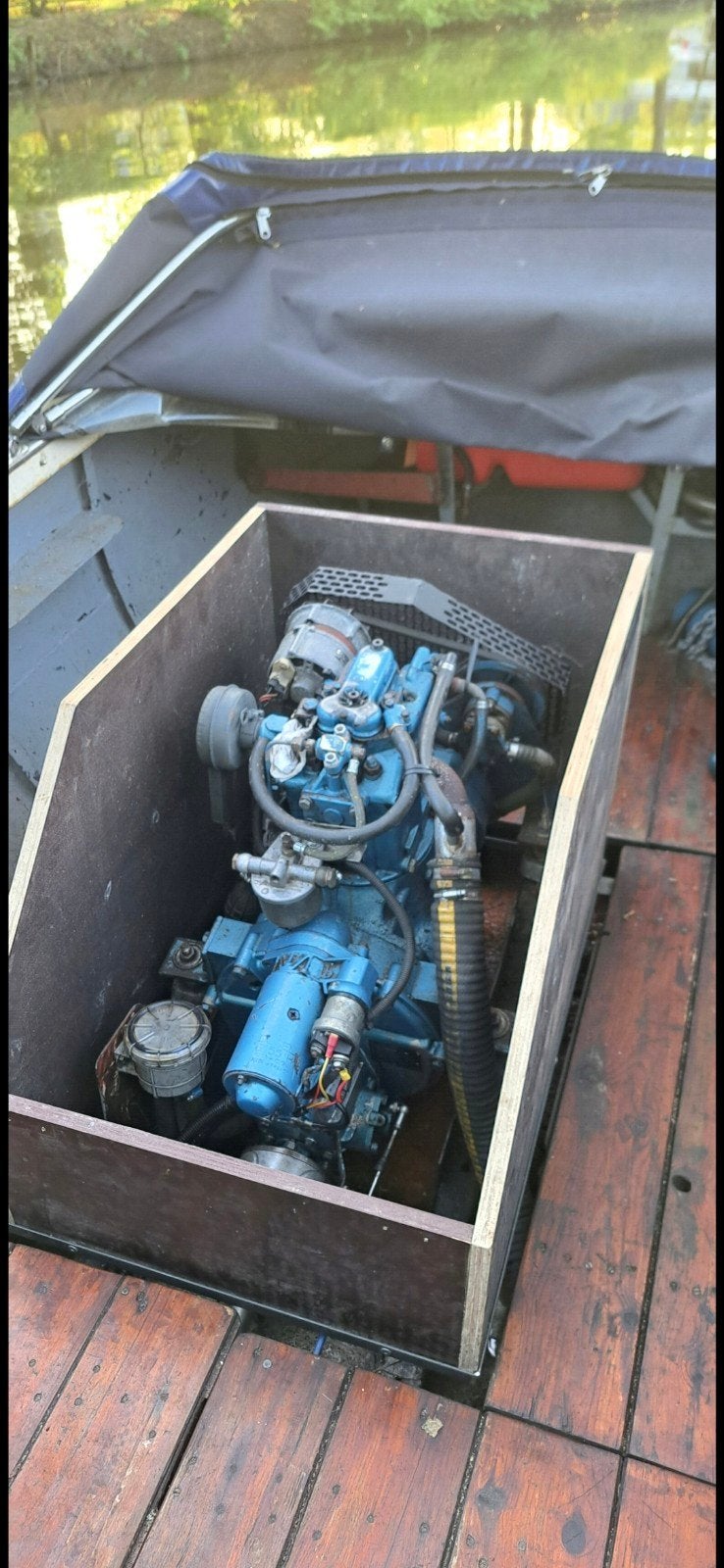 Renault marine 8 pk, Ophalen, Renault, Motorkap