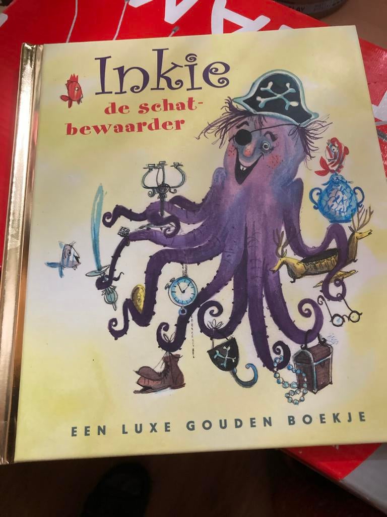 Inkie de schatbewaarder - Een Luxe Gouden Boekje, Ophalen of Verzenden, Zo goed als nieuw