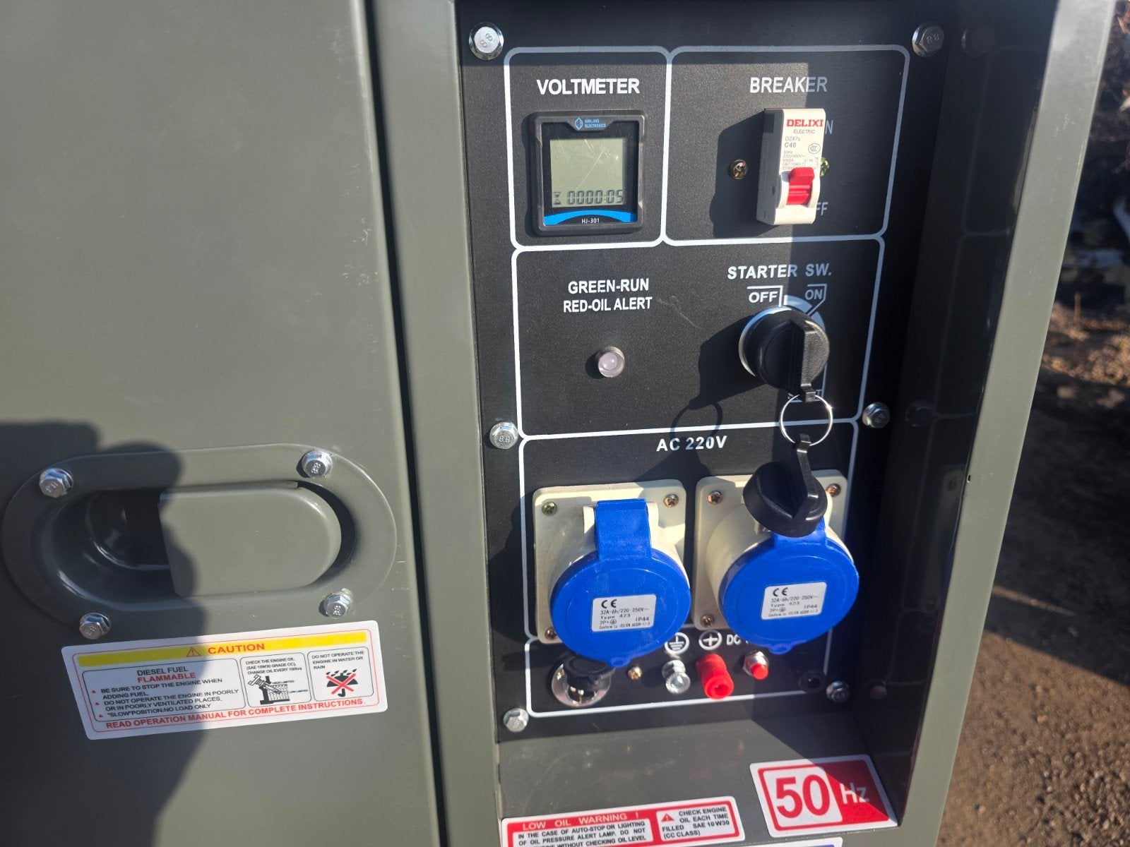 NIEUW! Dieselaggregaat 12 kW / 13 kW – 230V – Geluidgedempt, Ophalen of Verzenden, Nieuw, Dieselolie, Geluidgedempt