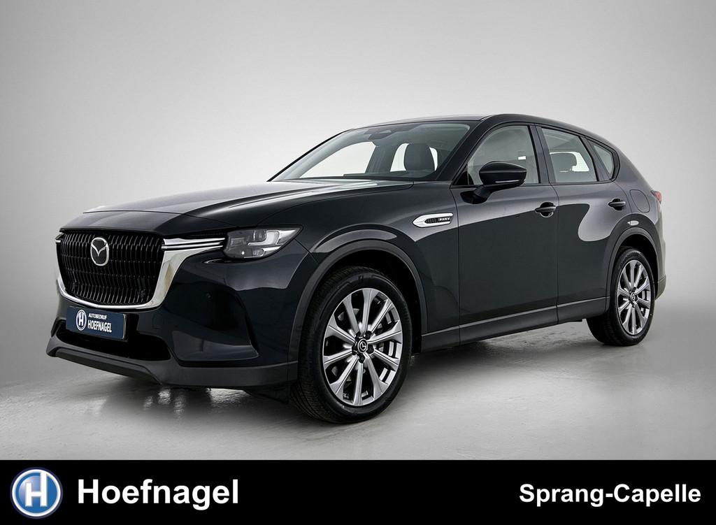 Mazda CX-60 2.5 e-SkyActiv PHEV Exclusive-Line | Camera | Ad, Auto's, Automaat, Gebruikt, Zwart, Bedrijf