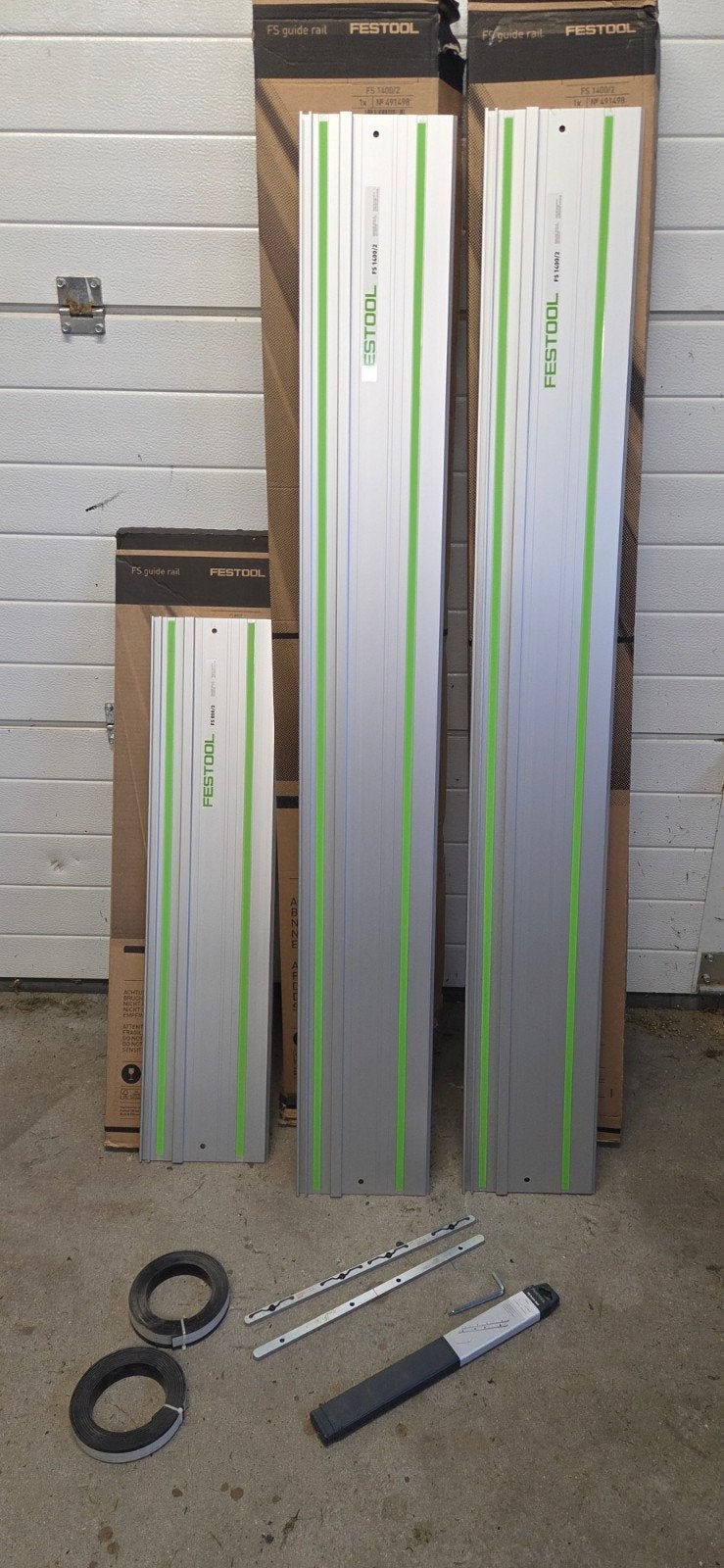 nieuwe Festool geleiderails FS 1400/2, FS 800/2 met accessoi, Ophalen, Nieuw