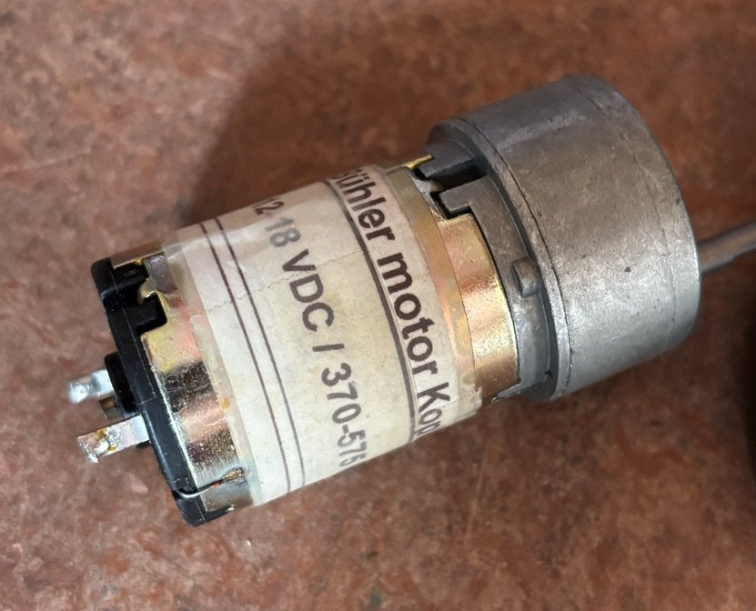 Buhler motor met vertraging 12-18V, 370-575 RPM, Ophalen of Verzenden, Gebruikt