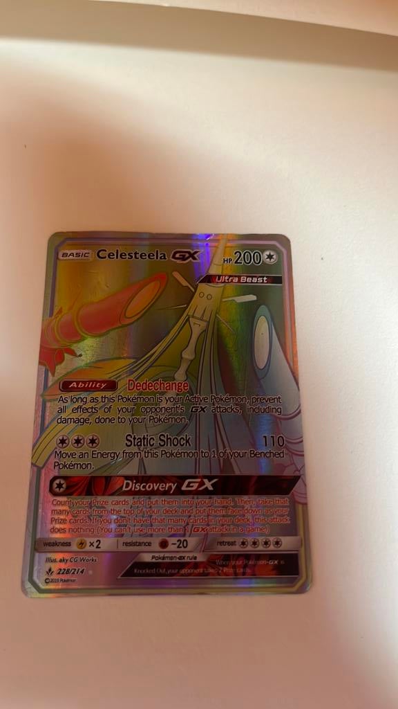 Celesteela GX, Ophalen of Verzenden, Zo goed als nieuw, Losse kaart, Foil