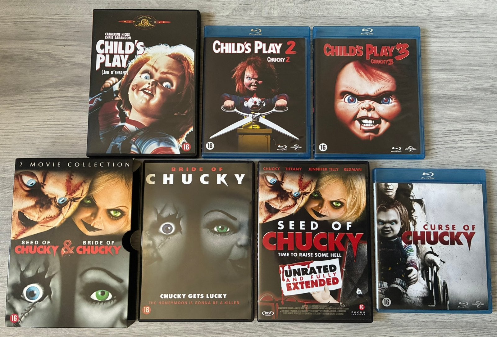 Chucky / Child’s Play DVD & Blu-ray, Ophalen of Verzenden, Zo goed als nieuw, Horror