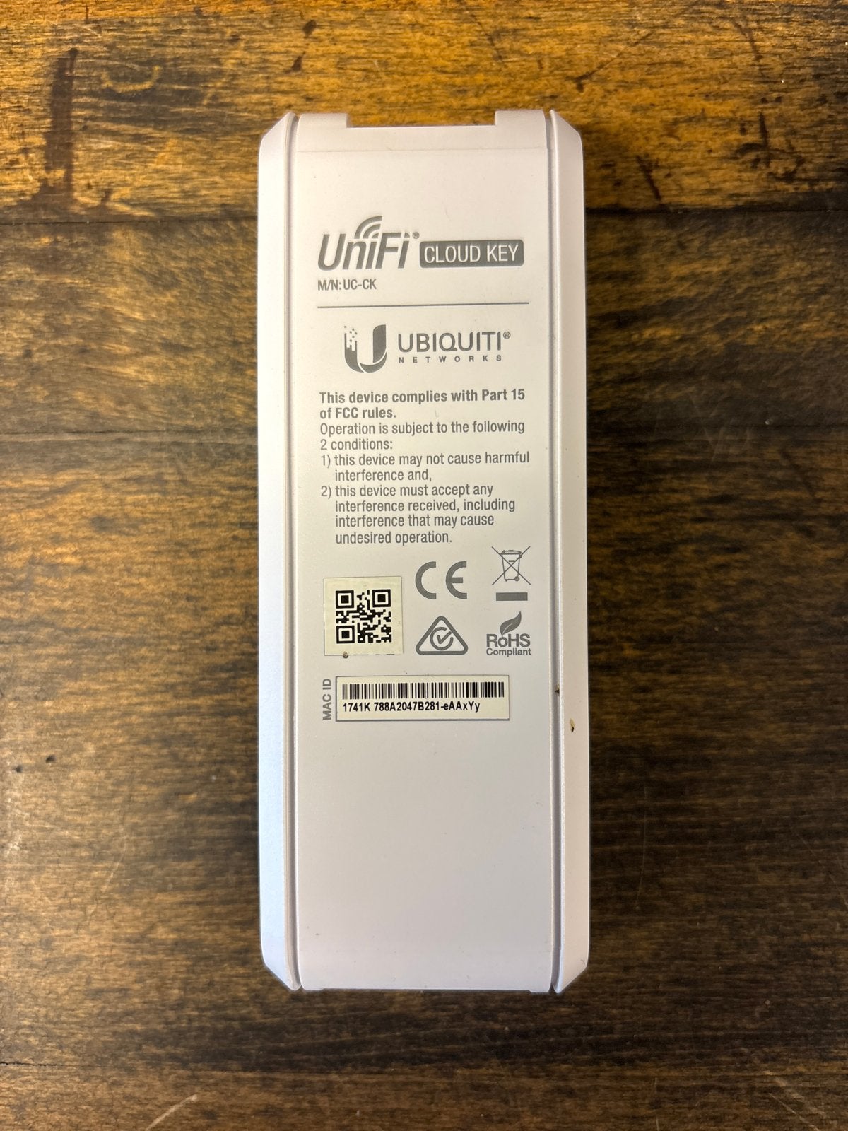 Ubiquiti UniFi Cloud Key (UC-CK) - Netwerkcontroller, Ophalen of Verzenden, Gebruikt