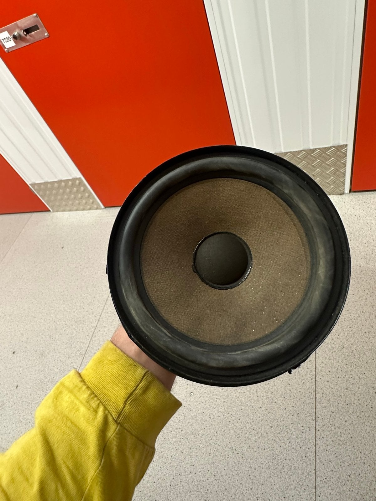 4x Philips VW polo 9n3 gti auto speaker 4 Ohm 6Q0 035 411A, Ophalen of Verzenden, Gebruikt