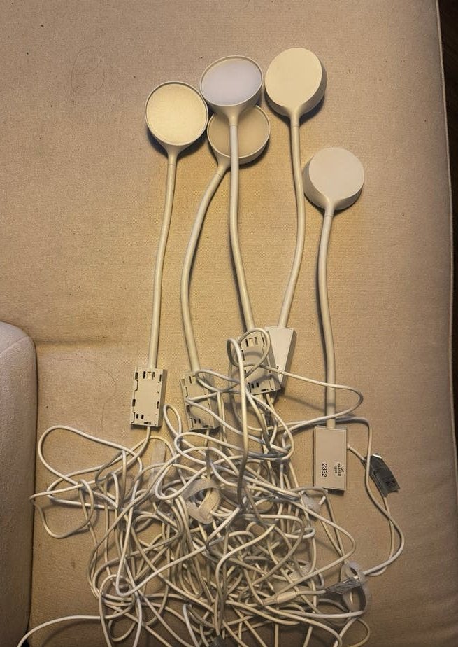 IKEA YTBERG kastverlichting - Zo goed als nieuw, Ophalen, Wit, Kunststof, IKEA
