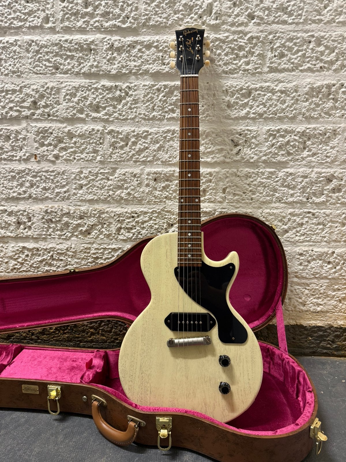 Gibson 57 Custom Shop Les Paul junior VOS TV White, Muziek en Instrumenten, Ophalen, Zo goed als nieuw, Solid body, Gibson