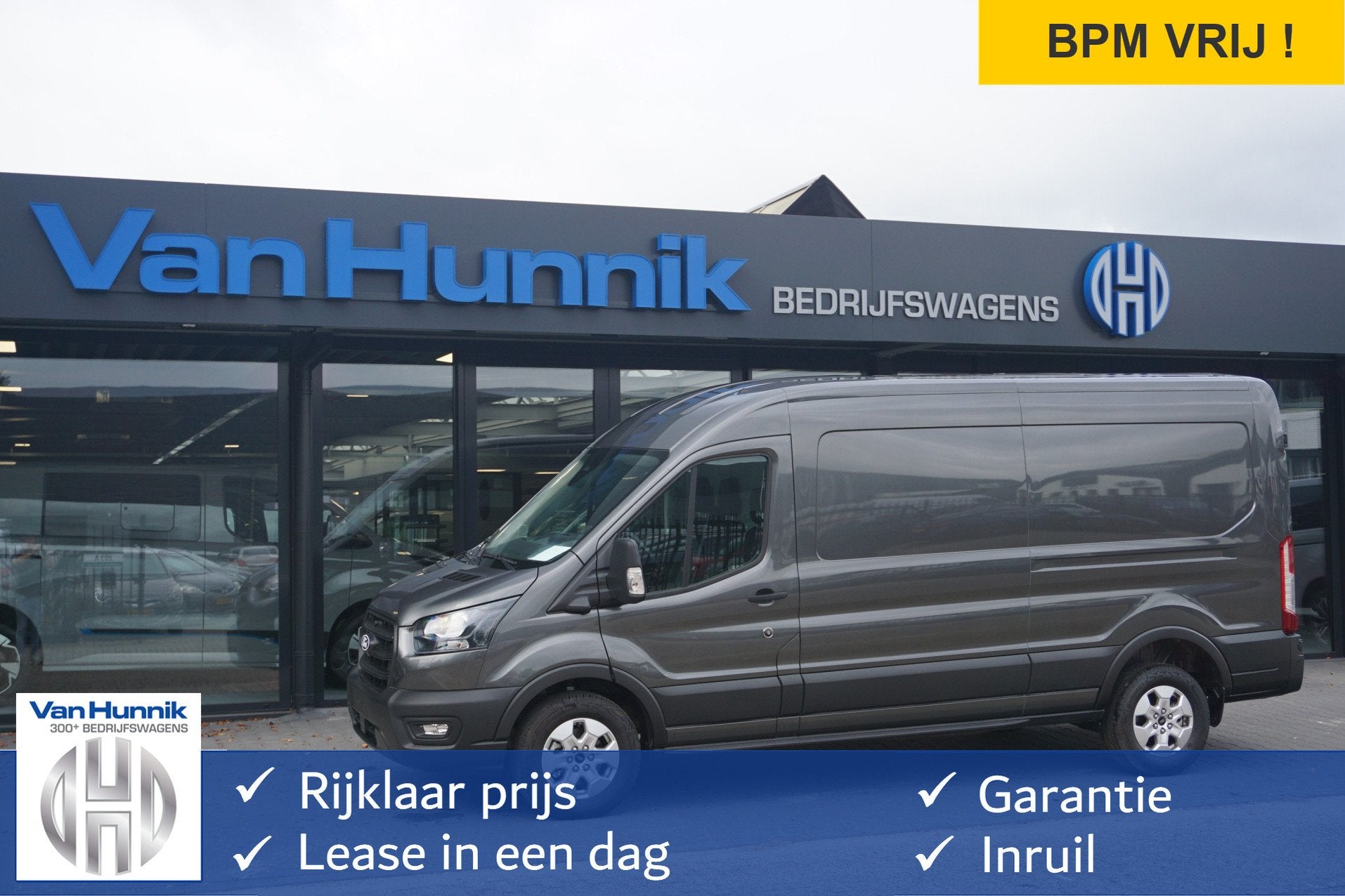 Ford Transit 350L 130PK L3H2 LDT BPM VRIJ! 10" Navi, 360 C, Voorwielaandrijving, Gebruikt, 4 cilinders, 2800 kg