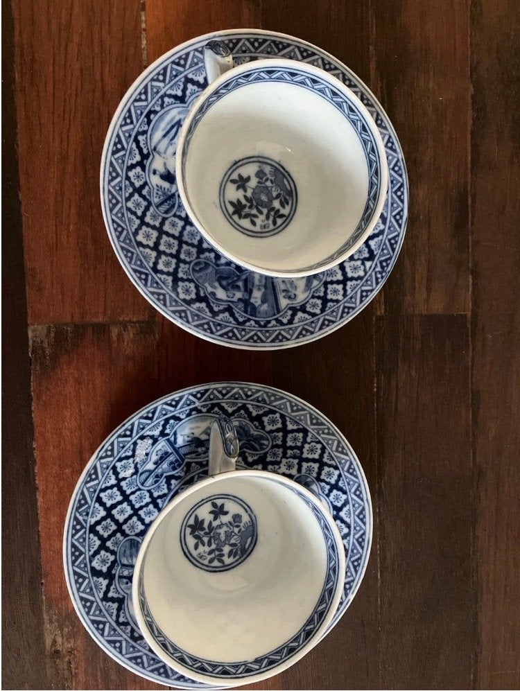 Mosa Keria Porselein Servies - Decor 728 Kop en Schotel, Ophalen of Verzenden