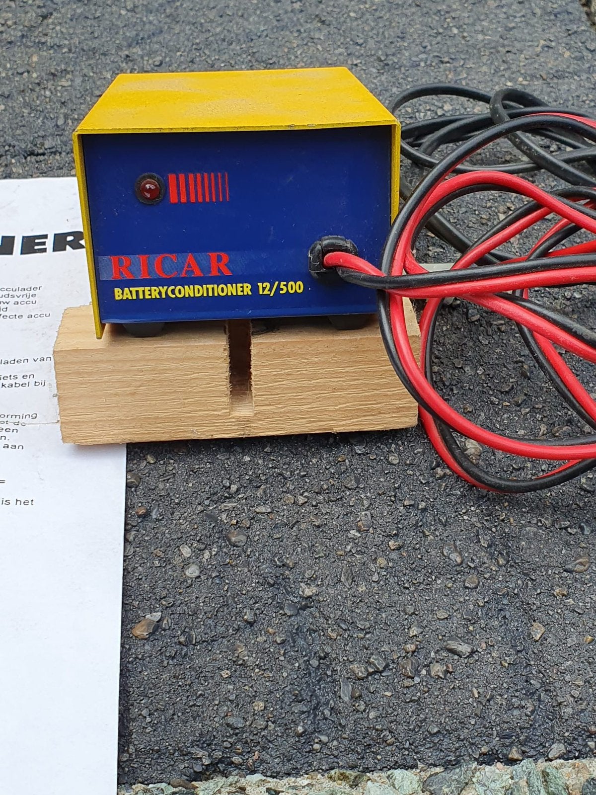Ricar battery conditioner 12/500 motor druppelaar accu lader, Ophalen, Gebruikt