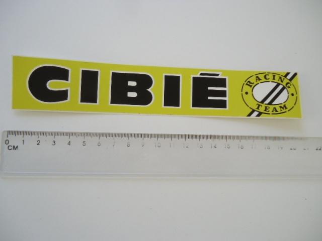 sticker oud CIBIE RACING team formule 1 f1 race autosport, Verzenden, Zo goed als nieuw, Bedrijf of Vereniging