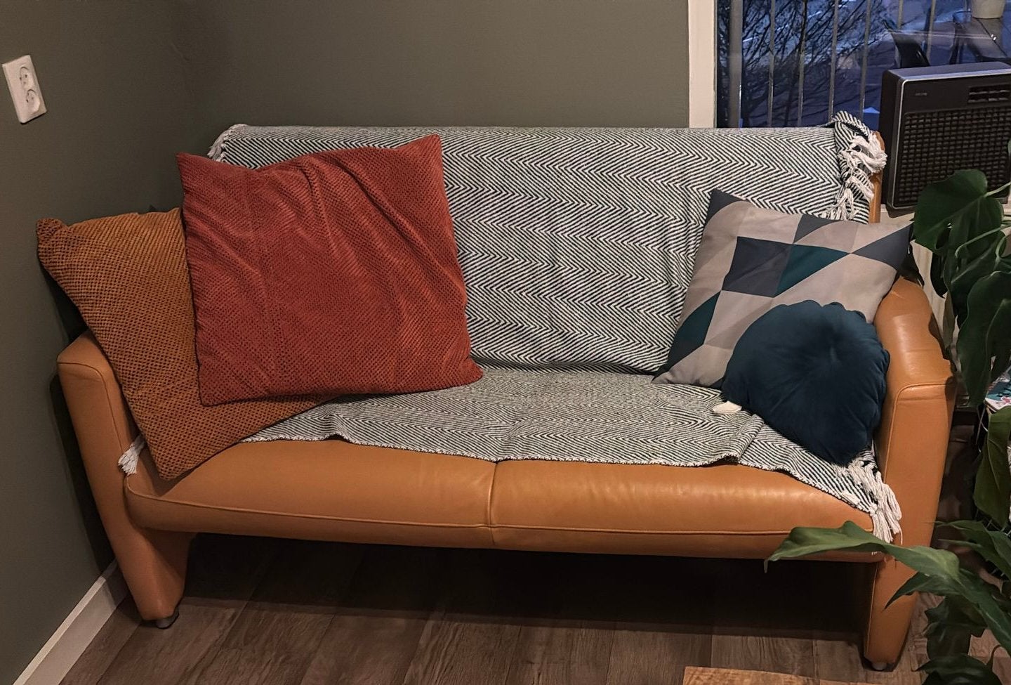 Bank montel, Huis en Inrichting, Banken | Sofa's en Chaises Longues, Ophalen, Gebruikt, 150 tot 200 cm, Tweepersoons