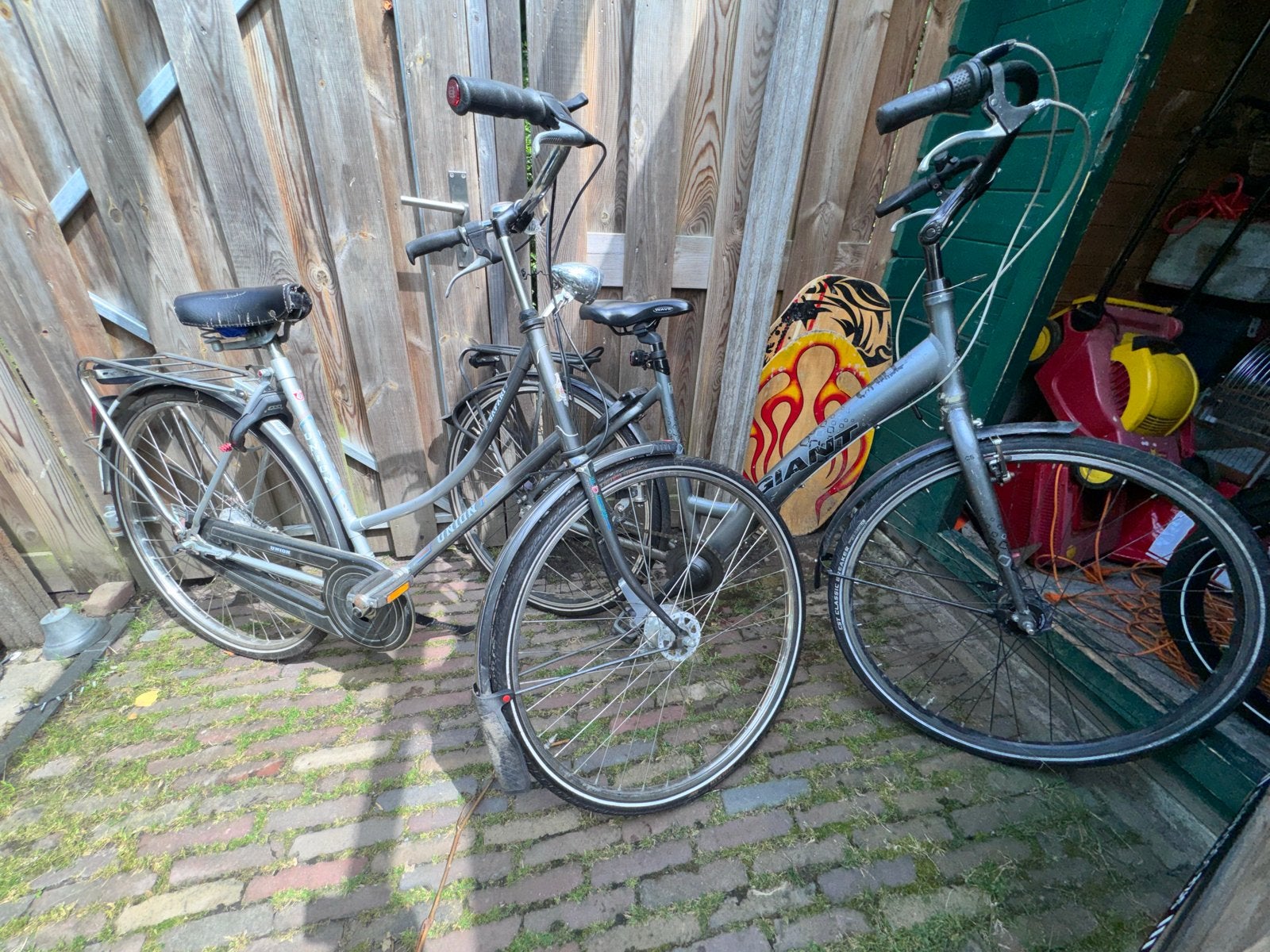 Twee fietsen: Union en Giant, Fietsen en Brommers, Ophalen of Verzenden, Gebruikt, Giant