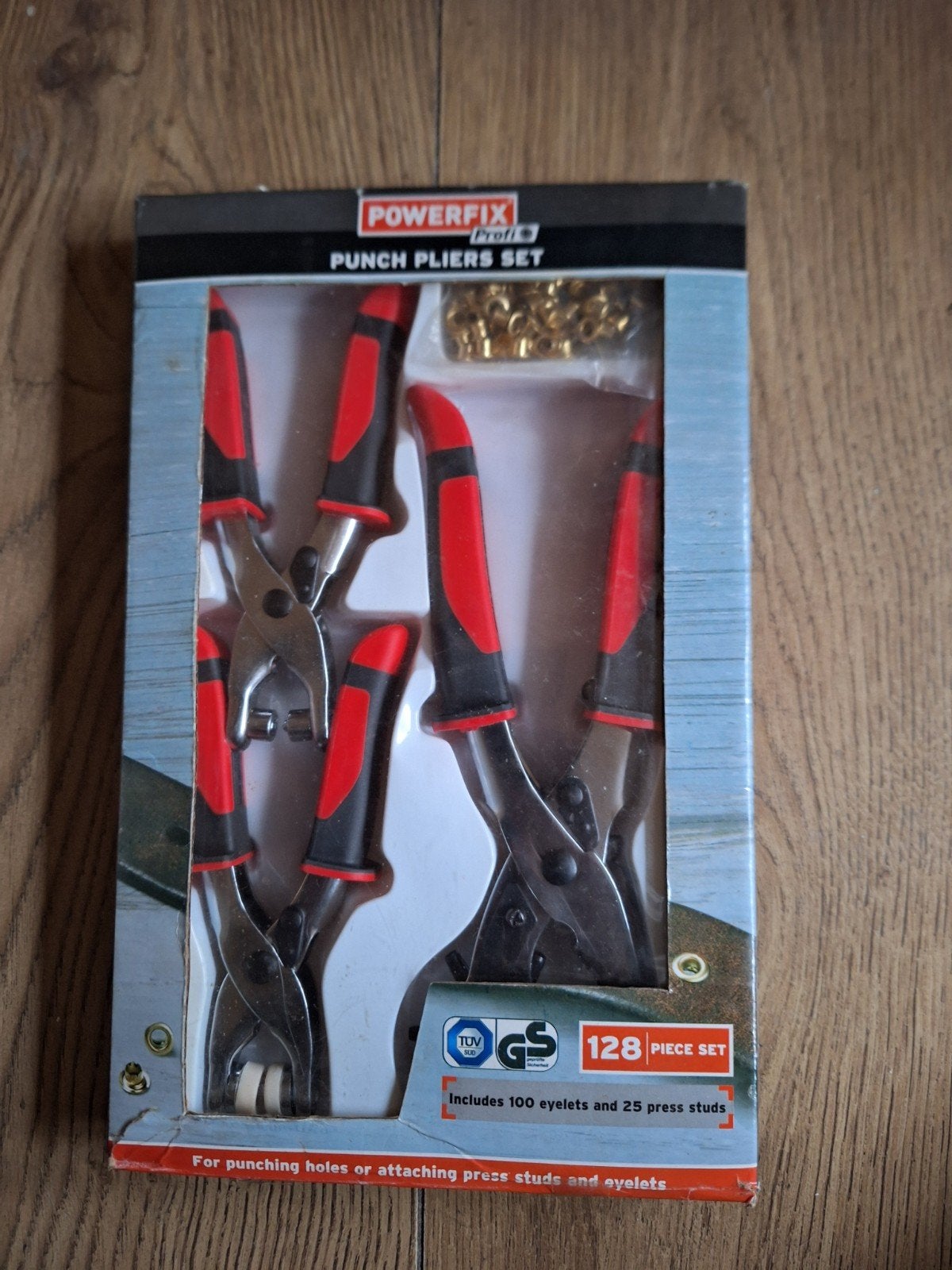 POWERFIX Profi Pons- en Oogjestang Set - 128-delig, Ophalen of Verzenden, Nieuw, Tang, Overige merken