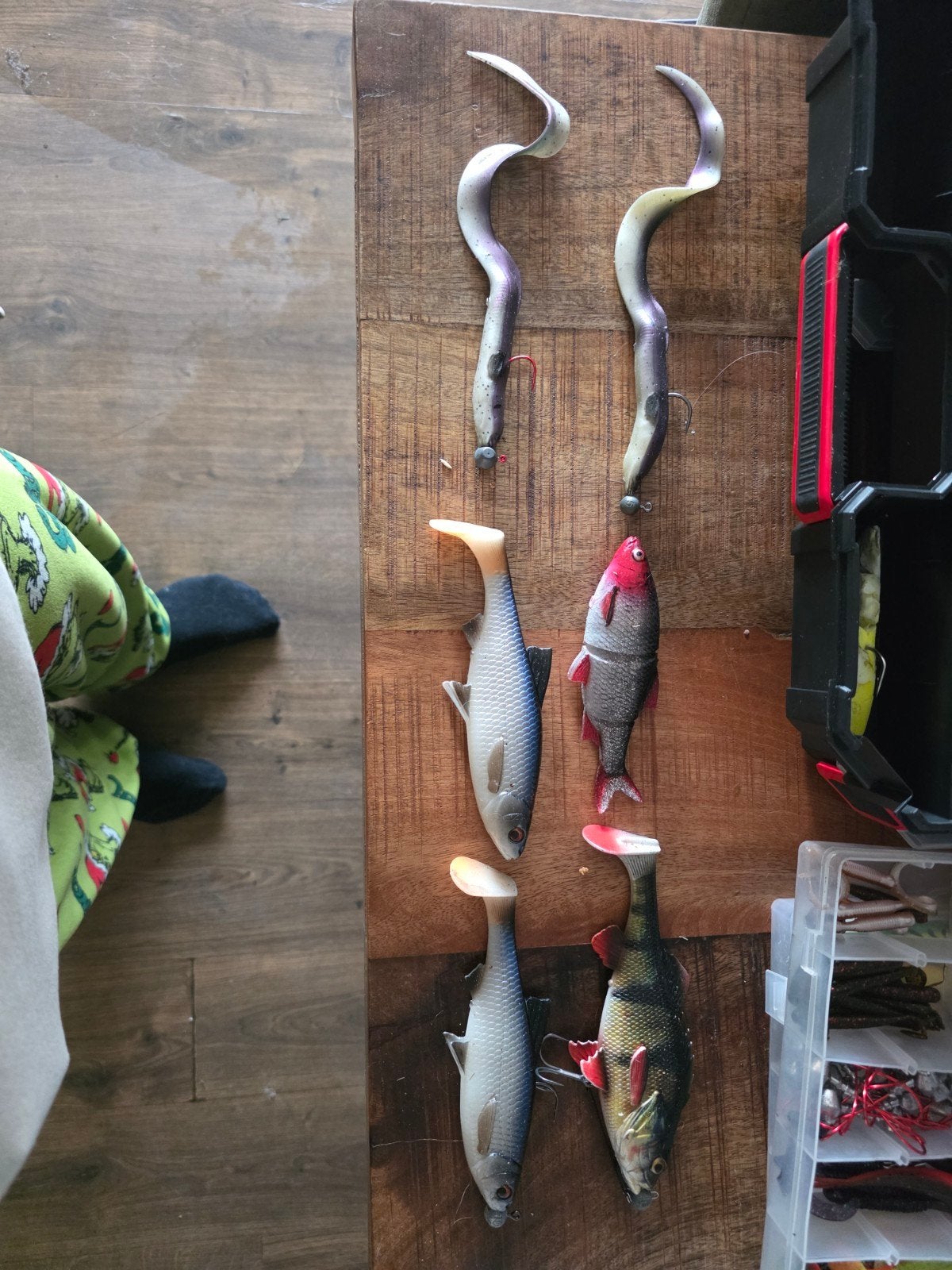 Set Savage Gear shads en kunstaas, Ophalen of Verzenden, Gebruikt, Kunstaas