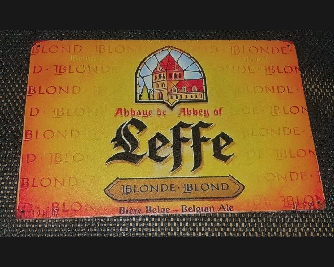 Leffe wandbord, Ophalen of Verzenden, Nieuw, Reclamebord, Plaat of Schild
