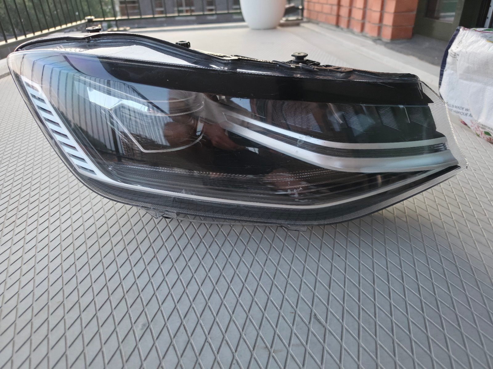 VW Caddy Rechts LED Koplamp inclusief module full 2K8941036A, Auto-onderdelen, Verlichting, Ophalen of Verzenden, Gebruikt, Volkswagen