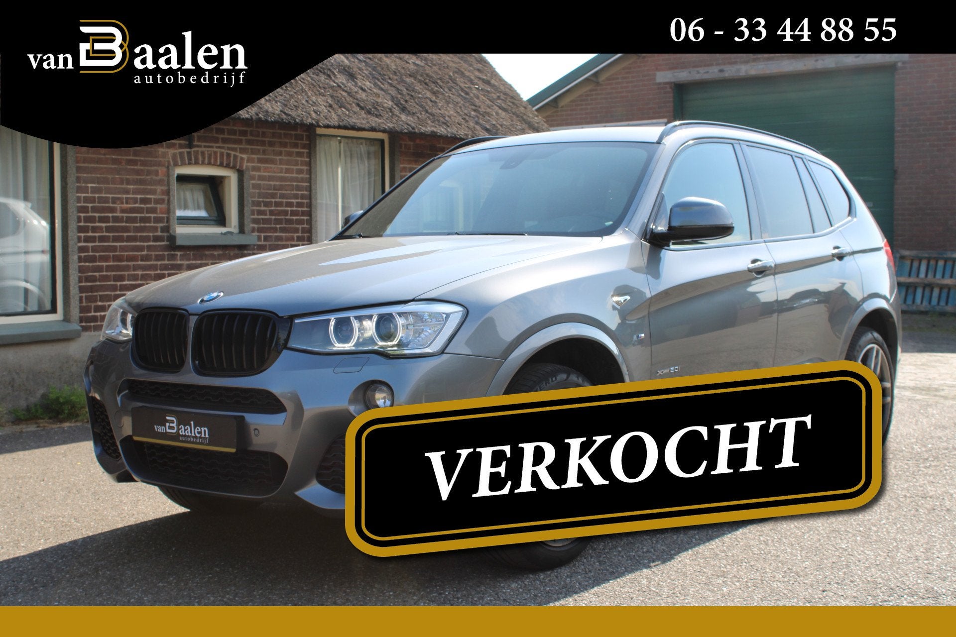 BMW X3 xDrive20i High Executive *VERKOCHT!* (bj 2016), Auto's, Automaat, Dealer onderhouden, Gebruikt, Euro 6