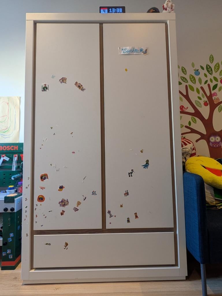 Kinderkleding kast van Kidsmill, Kinderen en Baby's, Kinderkamer | Commodes en Kasten, Ophalen, Gebruikt, Kast, 50 tot 70 cm